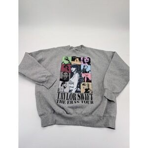 Taylor Swift The Eras Tour Heather Grey Crewneck Medium